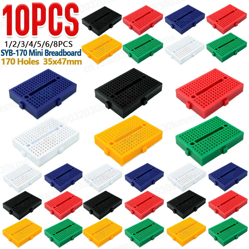 Diy Electronics Breadboard - 1-10PCS SYB-170 Mini Soldeerloze Prototype Broodplank