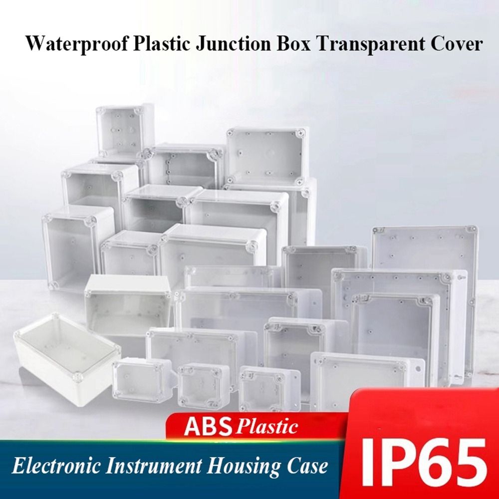 Diy Electronics Websites - Waterdichte buitenaansluitdoos Transparant plastic behuizing voor