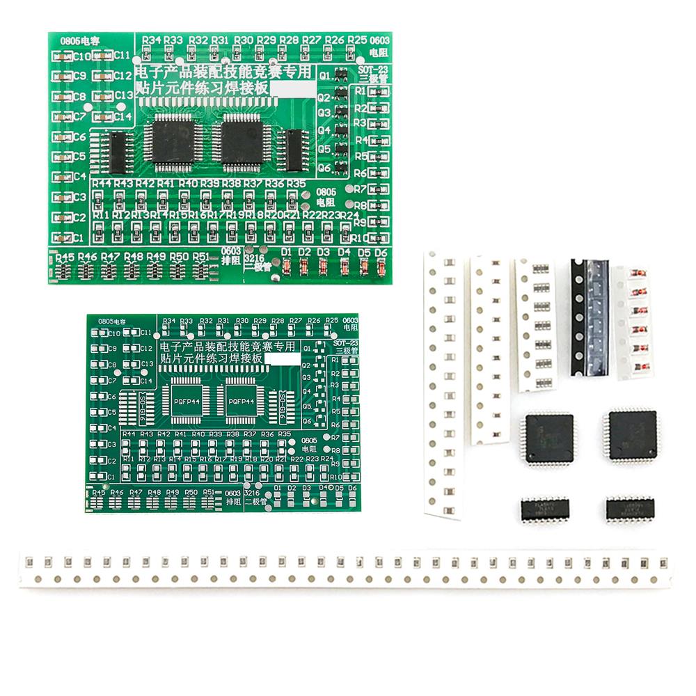 Diy Electronics Workbench - Elektronische doe-het-zelfkit Soldeeroefenbord Printplaat SMT Elektronische