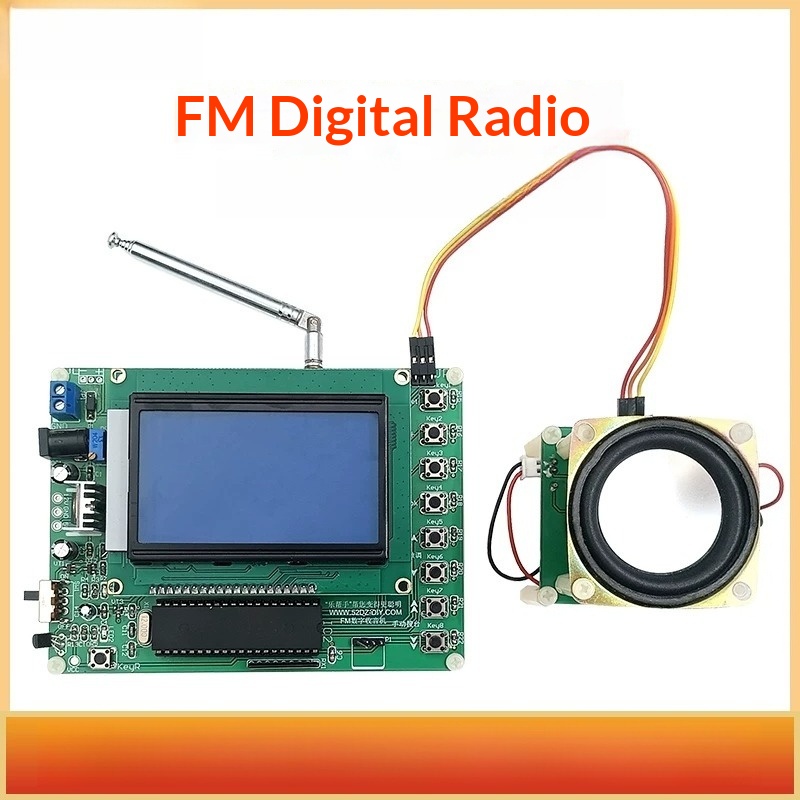 Diy Analog Electronics - Digitale FM FM-radio DIY elektronische productie