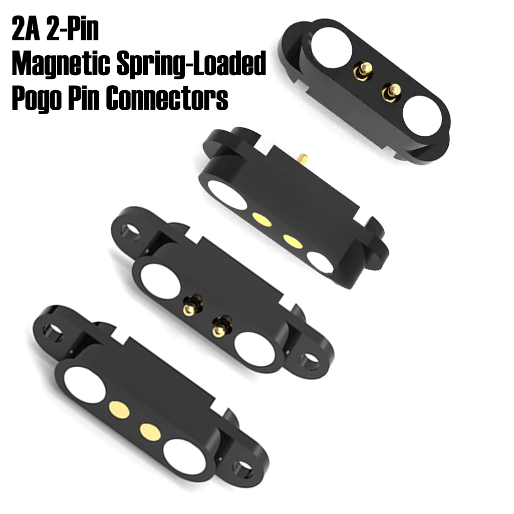 Diy Electronic Load - 1 Set 2A 2-Pin Magnetische Veerbelaste