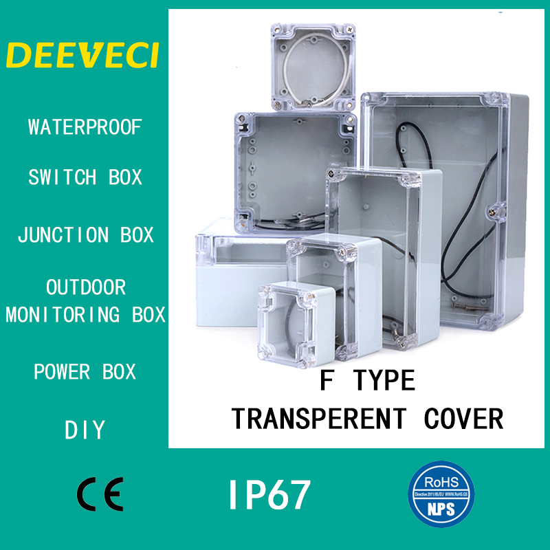 Diy Electronics Websites - Transparante waterdichte buitenbehuizing Plastic doos Elektronische