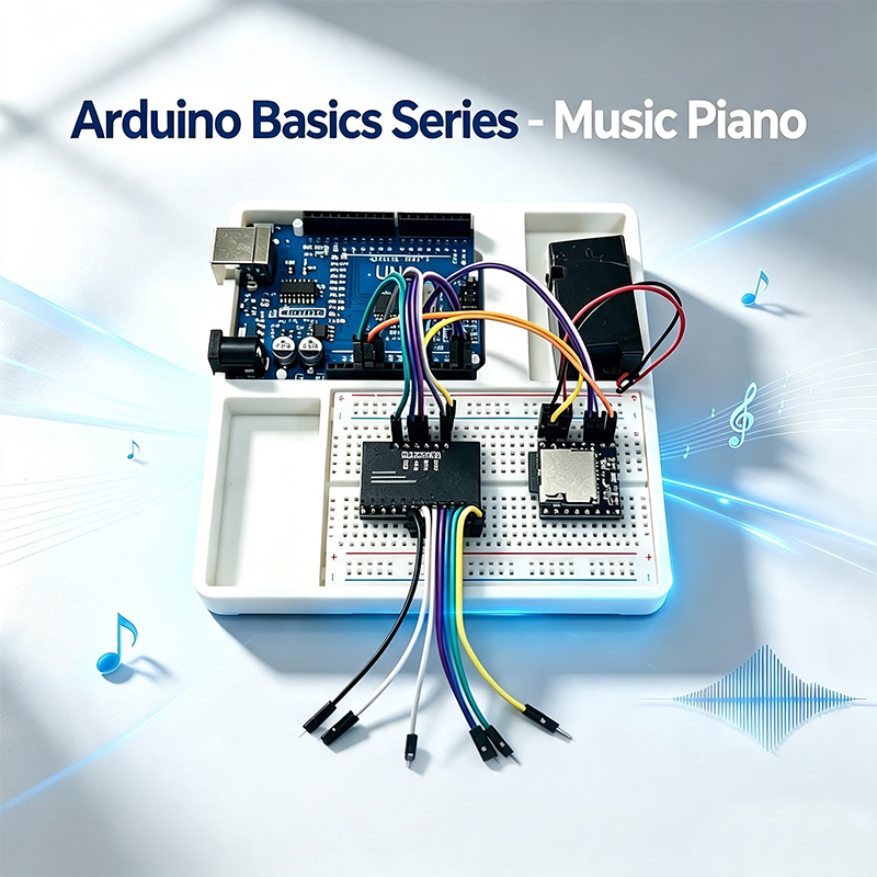 Diy Electronics Kits For Beginners - Arduino Basics Series Muziekpiano DIY Elektronische