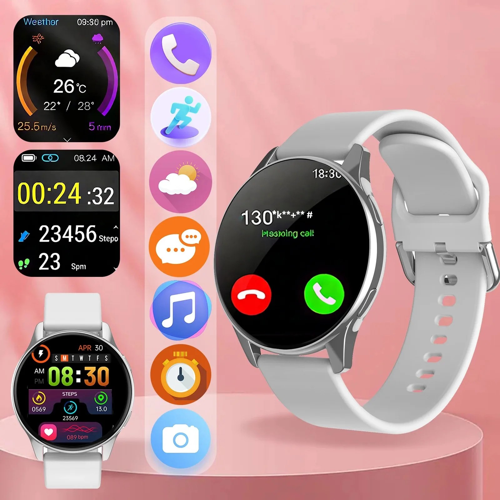 Diy Electronics Music - 2025 Nieuw slim horloge Draadloos bellen
