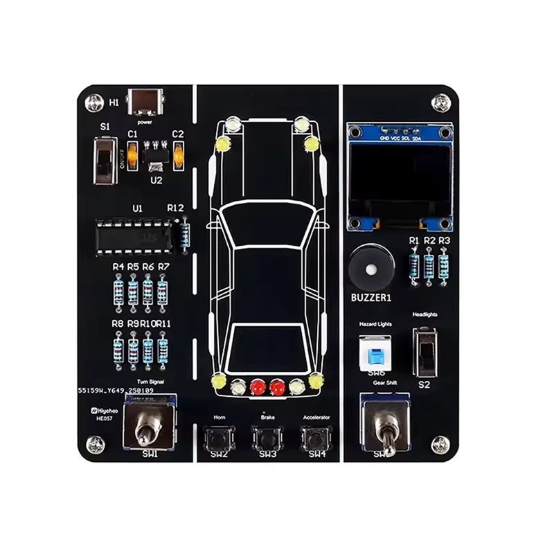 Diy Electronics Projects For Students - JABS-DIY Autorijsimulatie Soldeerpraktijkset STEM Elektronische projectsimulator