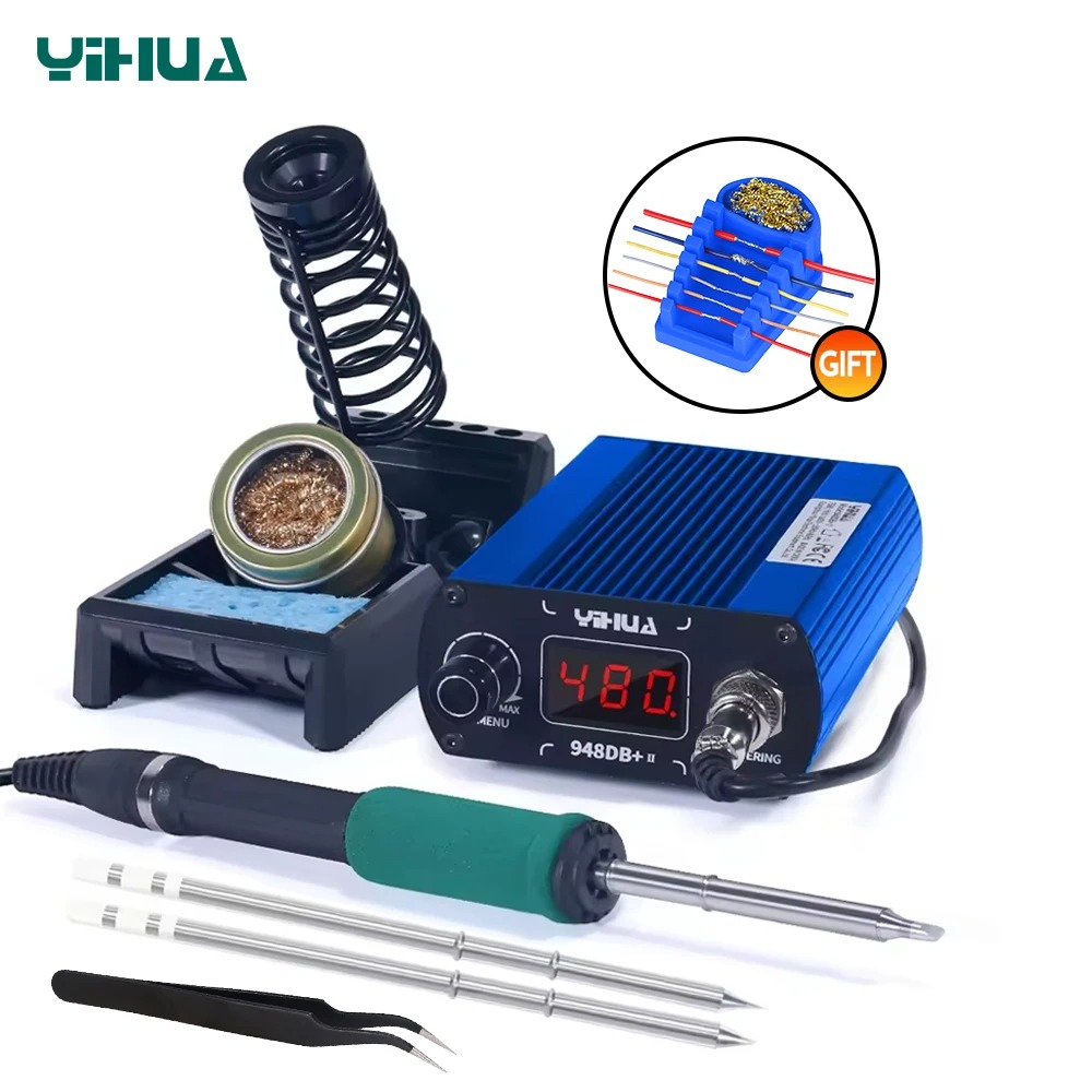 Diy Soldering Station No Electronics - YIHUA 948DB+-II 75W Snelle Verhitting T12