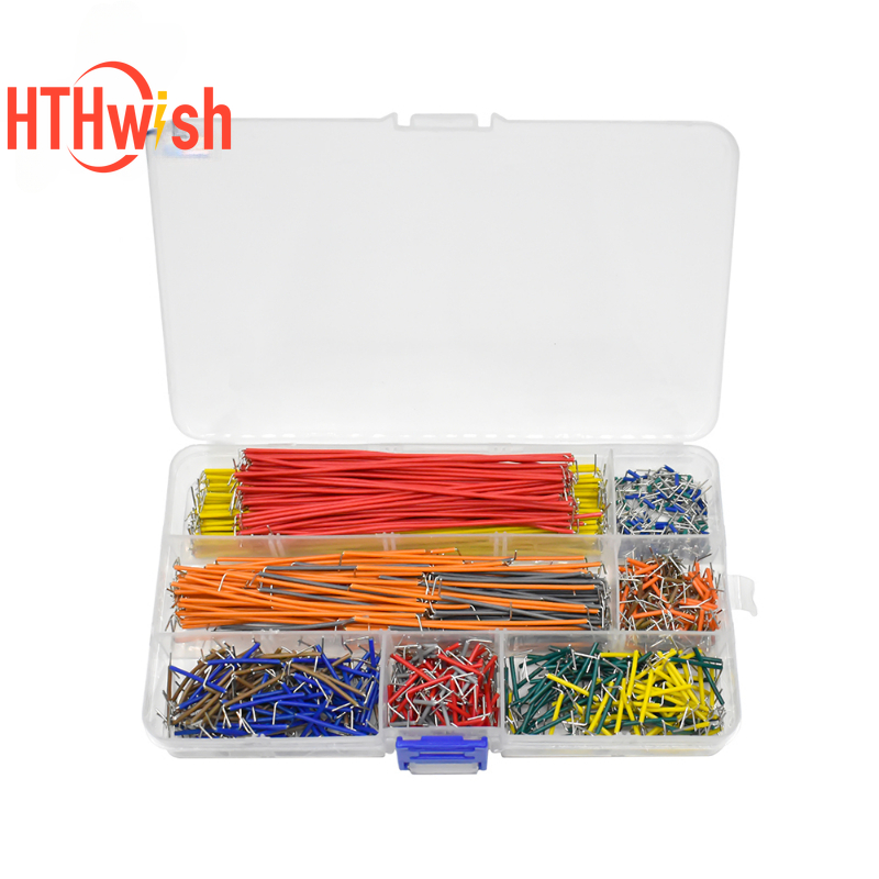 Diy Electronics Breadboard - 140-840Pcs Voorgevormde Breadboard Jumper Draad Kit