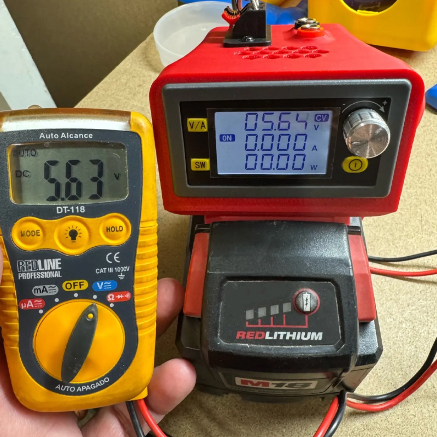 Dc Power Supply Variable - CNC verstelbare DC-voeding voor Milwaukee 18V