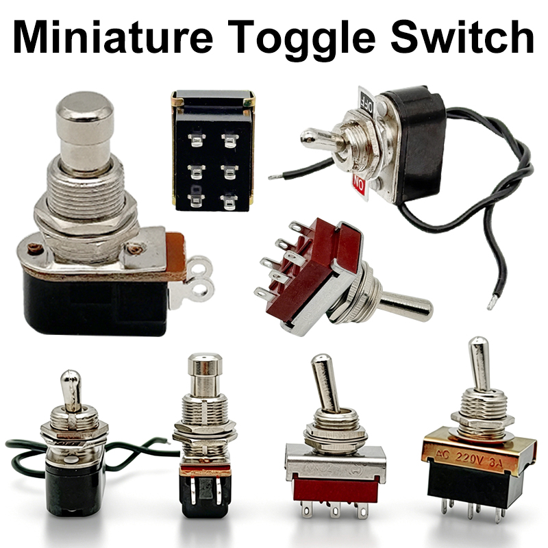Diy Electric Guitar Electronics - SPST Schakelaar 12mm Uitsparing Rocker Contacten