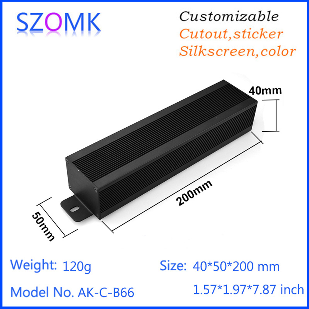 Diy Electronics Websites - 1 Stuk 40*50*200mm Aluminium Box Behuizing