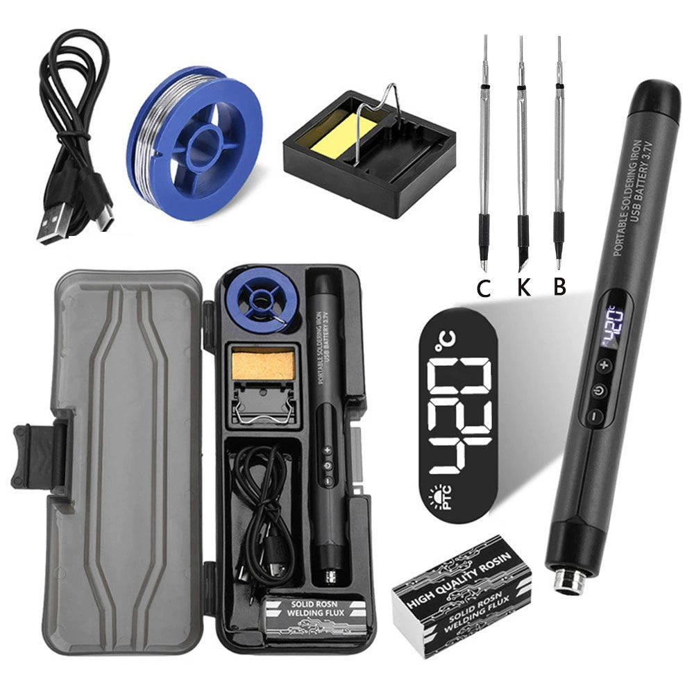 Flux Pen Electronics - Mini-soldeerbout USB oplaadbare draagbare draadloze soldeerpen