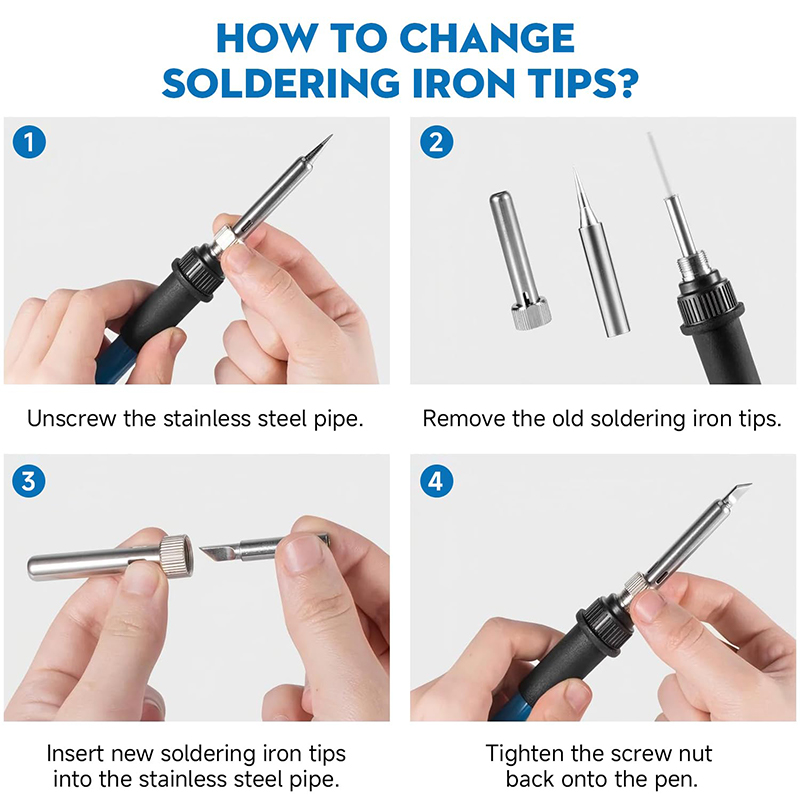Instelbare temperatuur 220V 60 - Soldering Iron Kit recensie en prijs