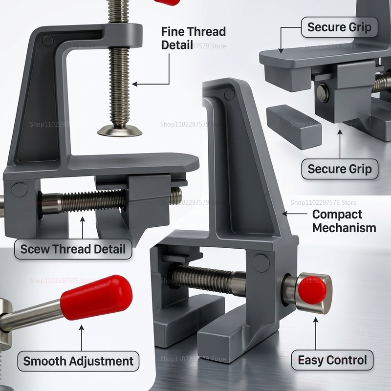 Aluminium mini-tafelbankschroe - Diy Electronics Workbench recensie en prijs