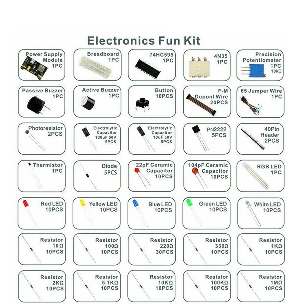DIY Project Starter Kit voor A - Diy Electronics Websites recensie en prijs