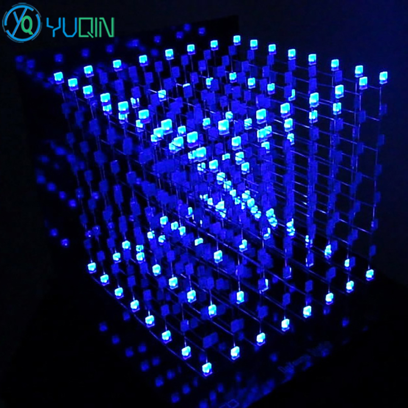 DIY 3D8 LED Cube Kit 8x8x8 met - Diy Electronics Music recensie en prijs