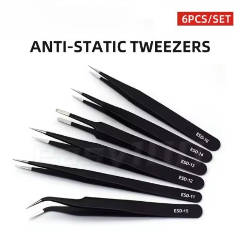 6 Stuks Precisie Pincet Set ES - Soldering Iron Kit recensie en prijs