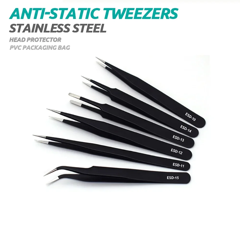 6 Stuks Precisie Pincet Set ES - Soldering Iron Kit recensie en prijs