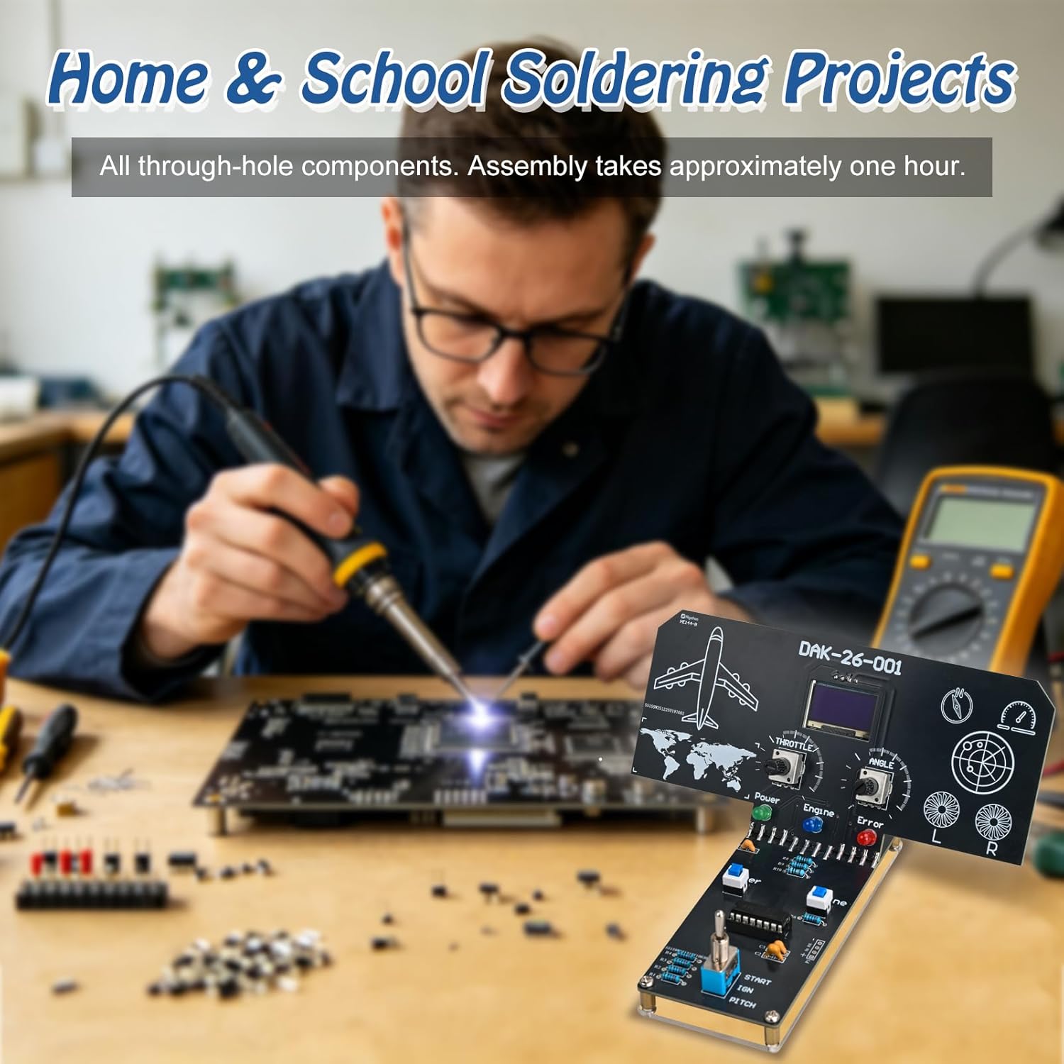 Vliegsimulator DIY-soldeerproj - Diy Electronics Projects For Students recensie en prijs