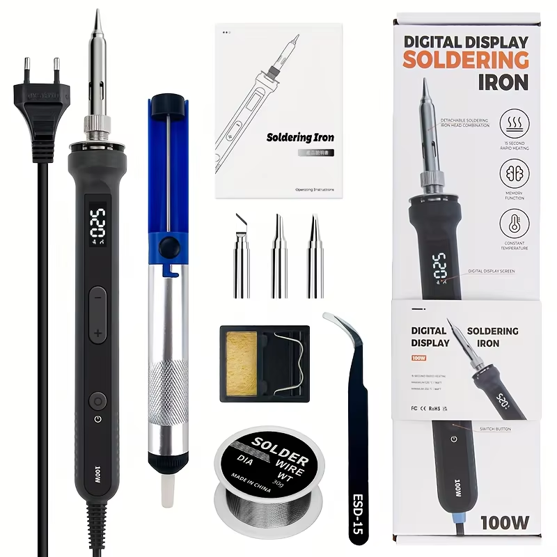 100W digitale soldeerboutset,  - Soldering Iron Kit recensie en prijs