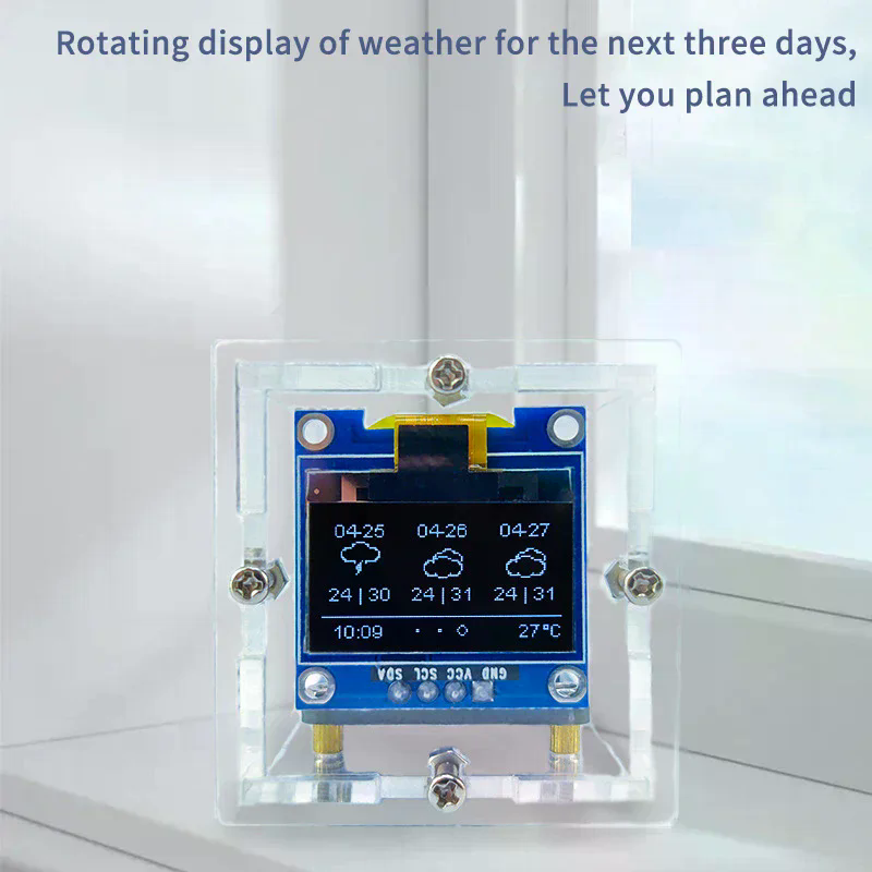 ESP8266 MINI Weerklok WIFI Dig - Diy Soldering Station No Electronics recensie en prijs