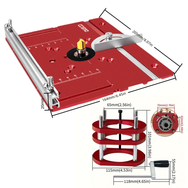 Aluminium freeslift basisset m - Diy Electronics Workbench recensie en prijs