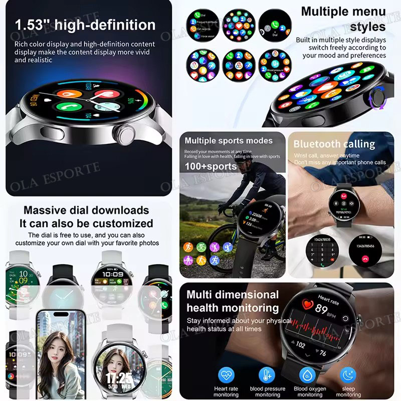 Nieuwe Smartwatch voor Heren e - Diy Electronics Music recensie en prijs