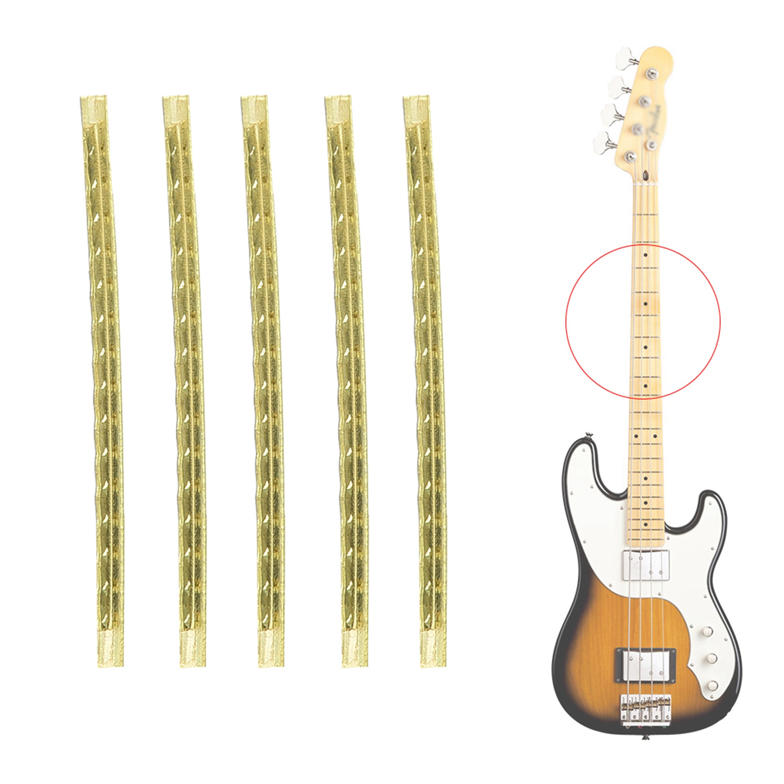 Fret Wire Fret Wire 2,7 mm Git - Diy Electric Guitar Electronics recensie en prijs