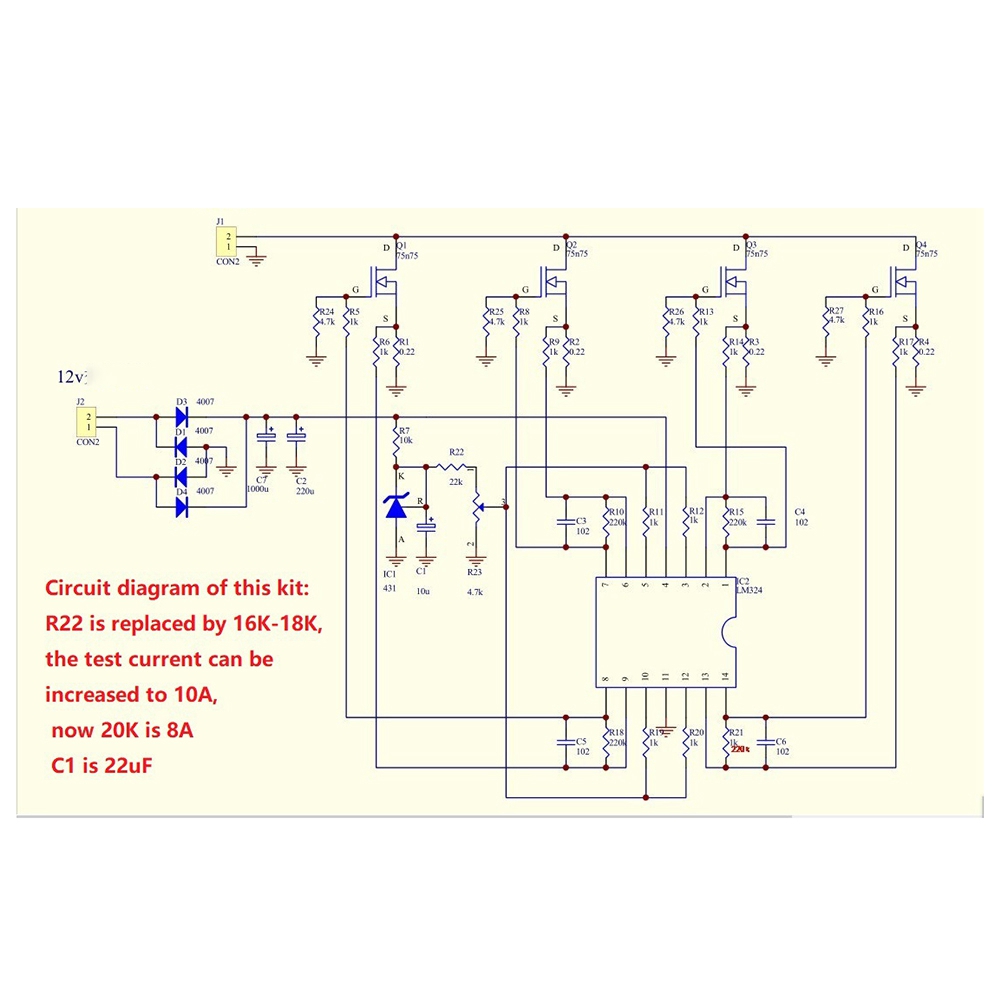 ABIY-DIY Kits 150W 10A Batteri - Diy Electronic Load recensie en prijs