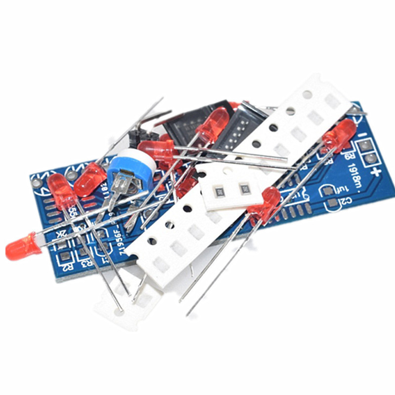 NE555+CD4017 Running LED Flow  - Diy Electronics Websites recensie en prijs